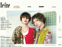 Tablet Screenshot of befine.net